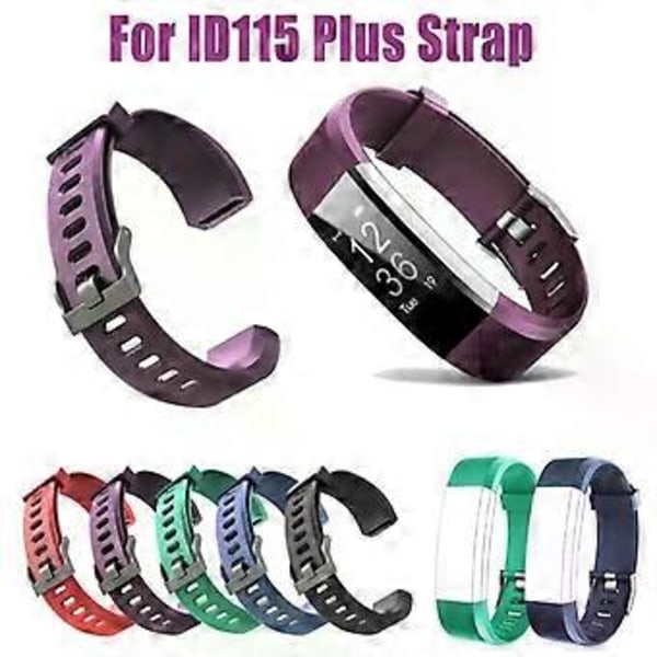 Armbandsrem för ID115 Plus Ersättning Silikon Smart Klocka Armband Armbandsur Stegräknare Smart Klocka Tillbehör (03)
