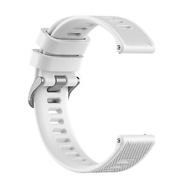 Til Garmin Forerunner 158 / 55 Twill Silikon Urrem (Hvid)