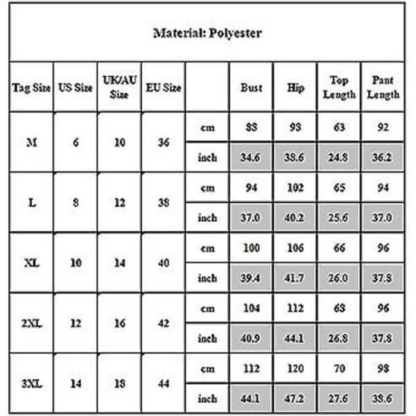 Naisten satiinimainen silkkimainen yöasu, pitkähihainen yöasusetti (2XL Punainen)