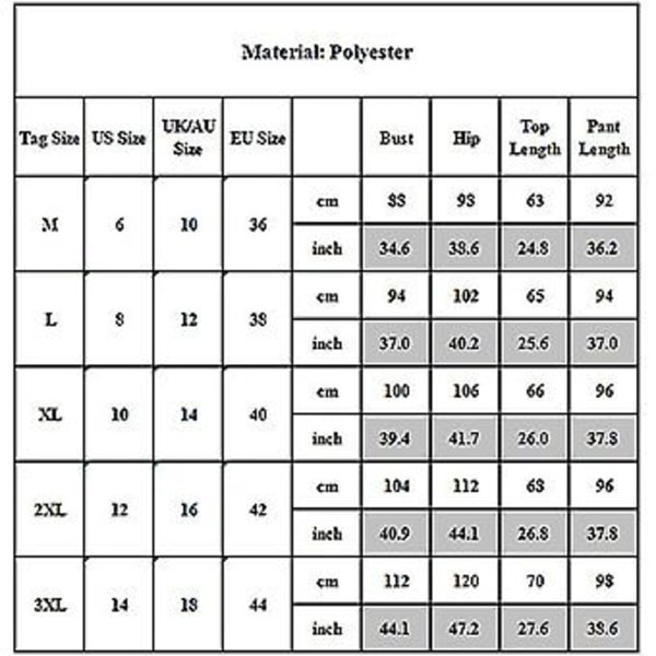 Naisten satiinimainen silkkimainen yöasu, pitkähihainen yöasusetti (3XL Punainen)