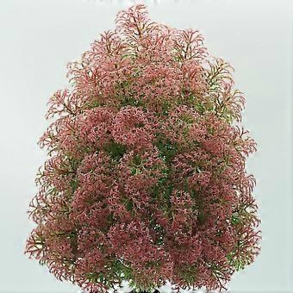 Keinotekoinen ruukkukasvi sisustus Simulaatio Bonsai Kukkaruukku kotiin ja toimistoon (vaalean ruusunpunainen)