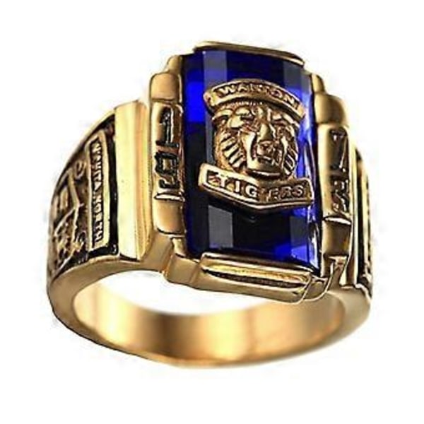 Rustfrit stål Rhinestone Gravering Tigerhoved