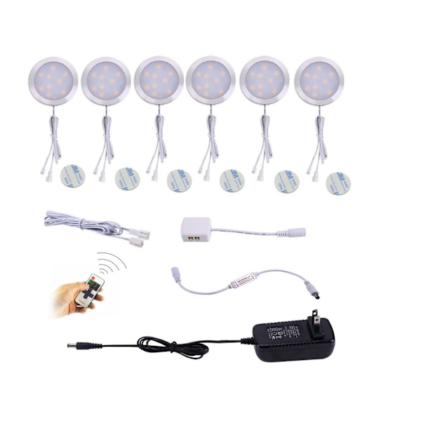 LED-köksbelysning, liten rund lampa, högkvalitativ LED-köksbelysning