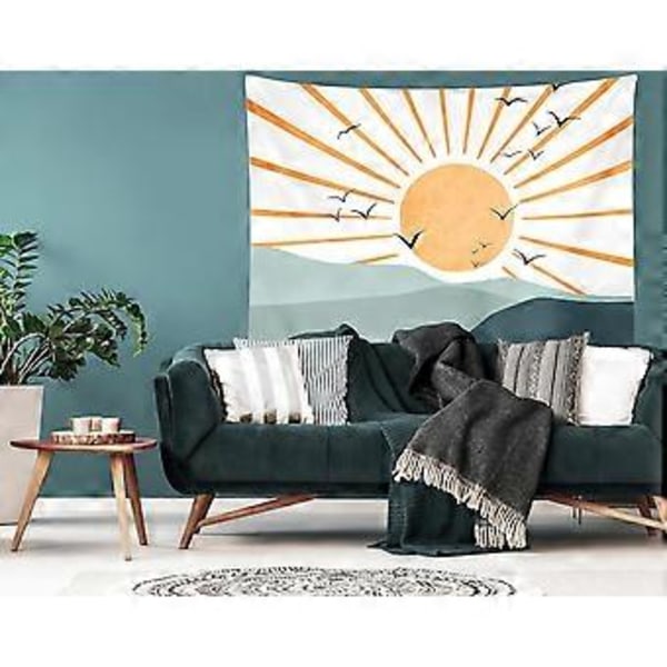 Abstrakti Aurinko Seinävaate Keskiaikainen Seinäkoriste Auringonnousu Luontomaisema Vuoristo Seinävaate Minimalistiset Seinävaatteet Sisustus Makuuhuoneeseen Olohuoneeseen Opiskelija-asuntoon