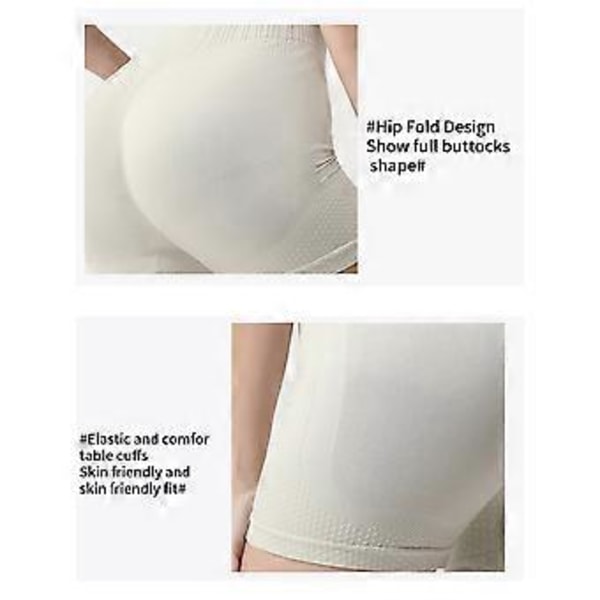 Yoga Shorts för Kvinnor Hög Midja Scrunch Butt Lifting Gym Shorts (XL Lila)
