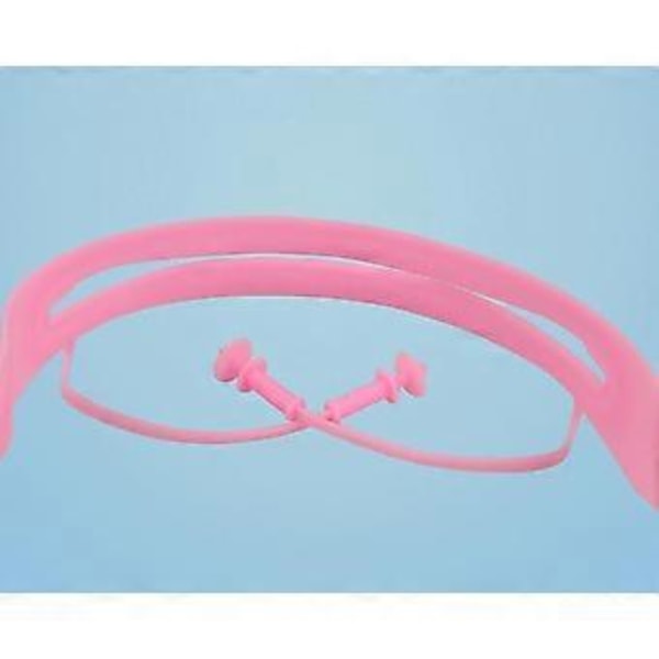 Børne Svømmebriller Piger Drenge Briller Vandtætte Dykkermaske Anti-dug UV Beskyttelse Skårsikker Ingen Lækage Svømning-hvid&pink