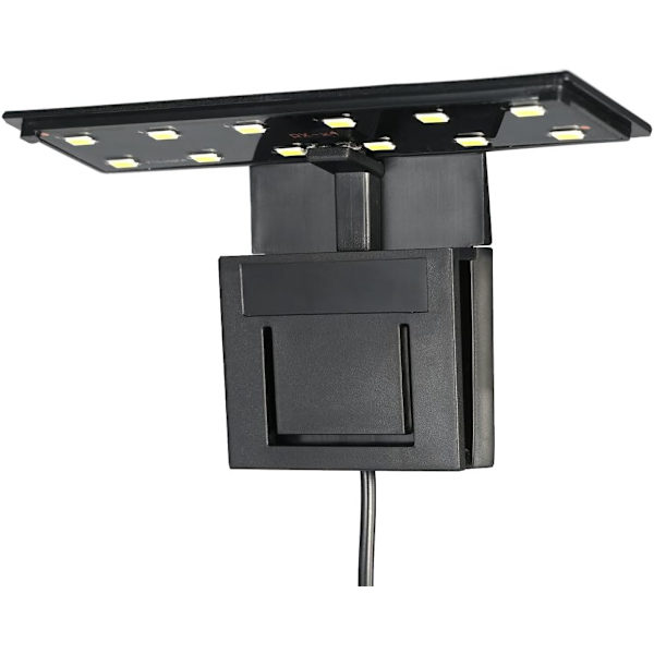 Ultra-tynd akvarie LED-lys Ultra Bright Clip-on belysningslampe 12 LED'er til akvariefisketank 5W