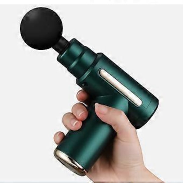 Fasciapistol Portabel Mini Massage Fasciapistol Percussion Massager Muskelavslappning (Grå)