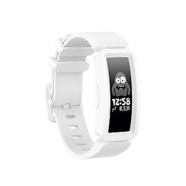 Älykello Silikon Ranneke Fitbit Inspire HR:lle (Valkoinen) (Valkoinen)