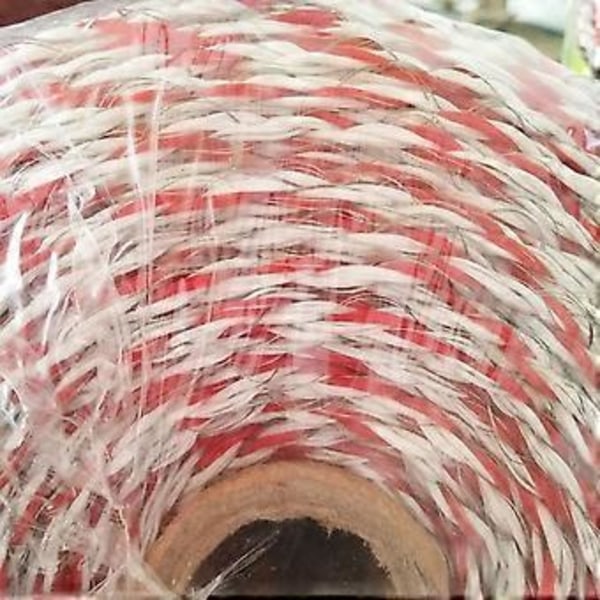 500m Elektrisk Bærbart Hegn Poly Wire Reb Gård Have Dyr Indhegning Værktøj Qinhai