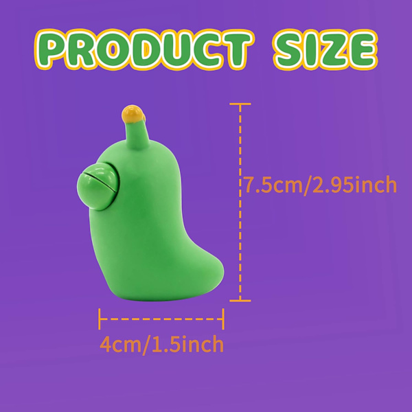 Gröna insektsleksaker som poppar ut ögonen Squeeze Sensory Fidget Toys fo