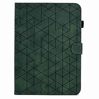 Rhombus Tablettfodral för Lenovo Tab P11 Gen 2 (Grön)