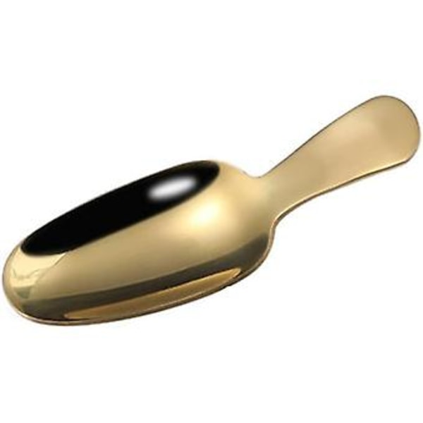 Teske med kort håndtag, 304 rustfrit stål teske, mini dessert sukker teske til salt smagsdessert kaffe.