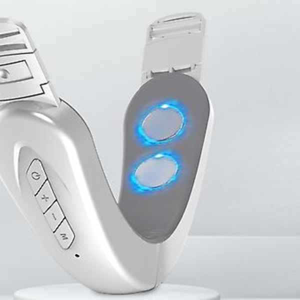 Dubbel Elektrisk V-Formande Ansiktsmassager Dubbelhakreducerare Ansiktslyftmaskin Mikroström Ansiktsenhet Lyftande Slimmande, 100% Ny (C Rosa)