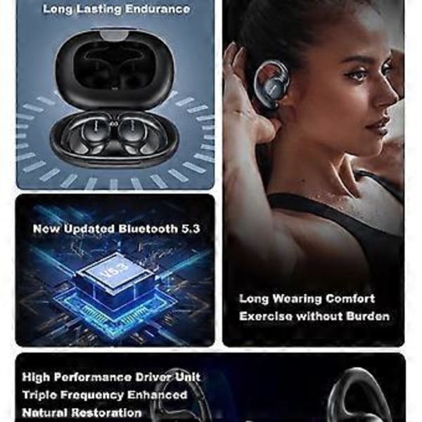 awei T80 Luftledning Bluetooth Hörlurar