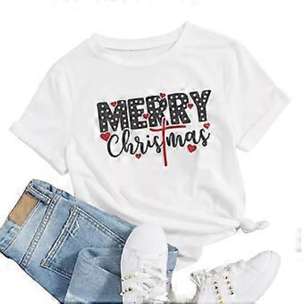 Unisex Tryckta T-shirts med Klassisk Mjuk Rund Hals för Kvinnor Män Dagligt Bär (L KW67534)