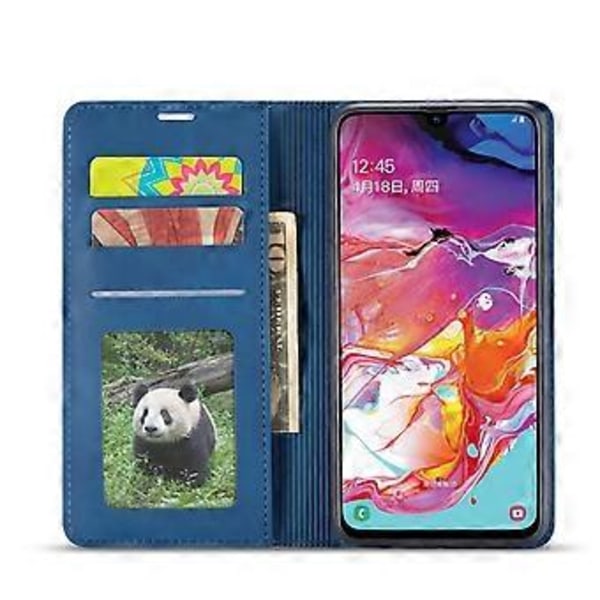 FORWENW Fantasy Series Auto-absorberande Silkeslen Läderfodral för Samsung Galaxy A31 (Stil C)