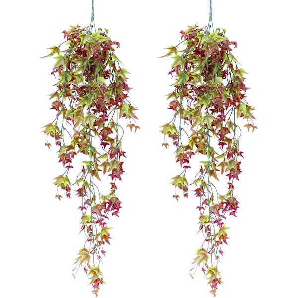 2 stk. Kunstig Vedbend Planter Girlande Vinstok 78cm Kunstig Vedbend