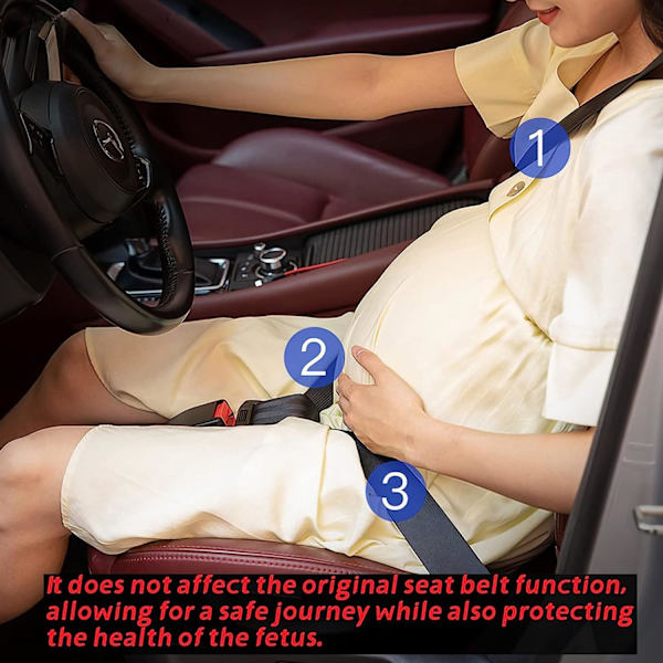 1PC beige sikkerhedsseler til gravide, sikkerhedsseler til gravide i bilen, forhindrer Com