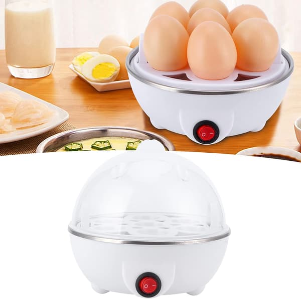 Elektrisk eggkoker 350W Multifunksjonell rustfritt stål eggkoker eggkoker produsent Rest