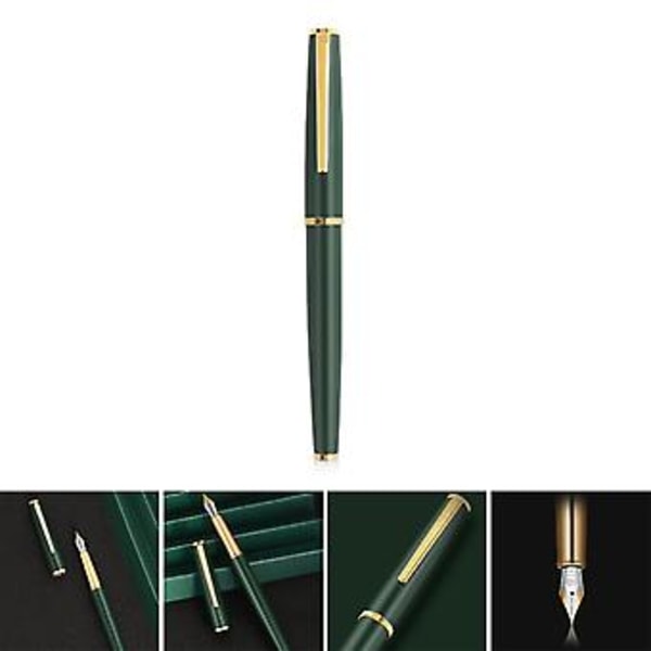 Kalligrafipen Metal Fountain Pen Signaturpenne Businesspenne til Mænd Kvinder (5)