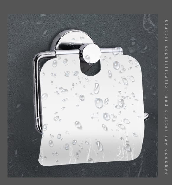 304 rustfrit toiletpapirholder i rustfrit stål, minimalistisk og moderne,