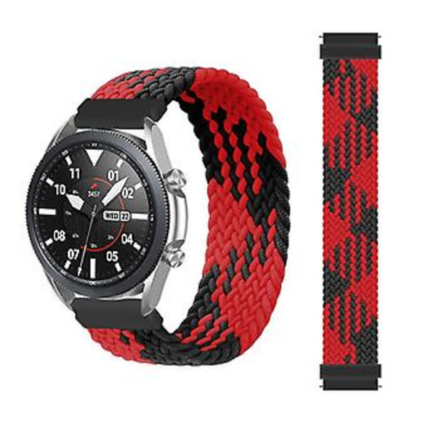 Garmin Vivoactive 3 -kellolle sopiva ranneke, koko: 145 mm (punainen musta)