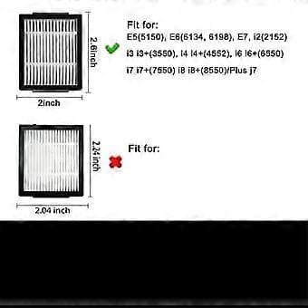 Reservedele til I7 I7+ I3 I3+ I4 I4+ I5 I5+ I6 I6+ I8 I8+ J7 J7+/Plus J8 J8+ E5 E6 E7 Robot V