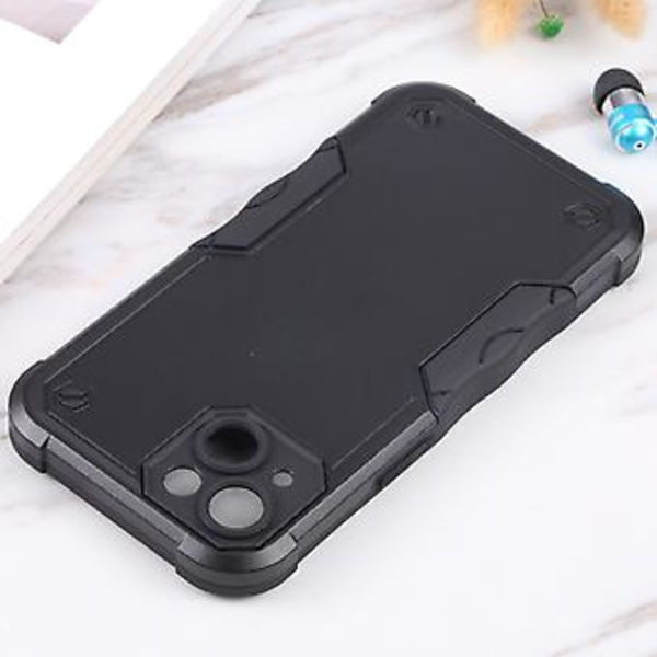 Halkskyddande Armor-fodral för iPhone 14 Plus (Svart)
