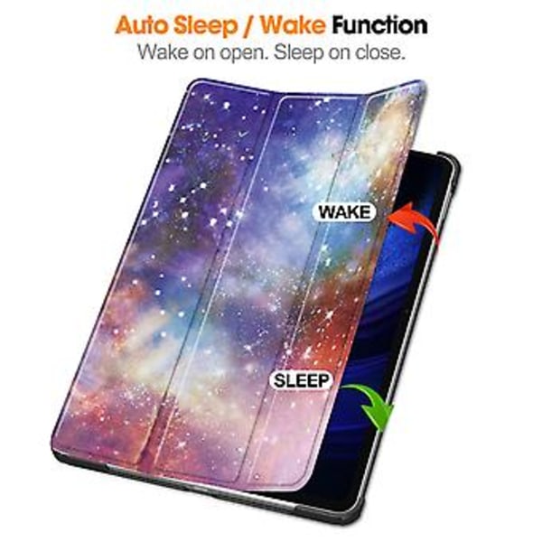 Maalattu Nahkainen Älykäs Tabletti Kotelo Xiaomi Pad 6 / 6 Pro:lle (Linnunrata)