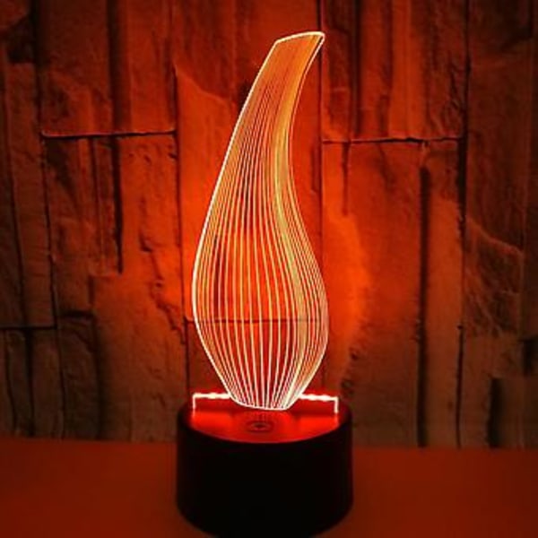 3D Nattlampa Flaska LED Ljus Optisk Illusion