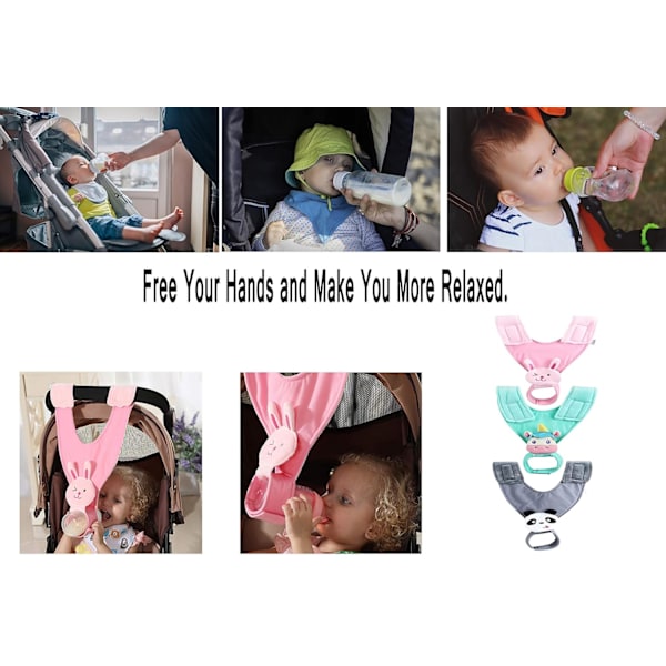 Justerbar babyflaskhållare för handsfree flaskmatning Hangi