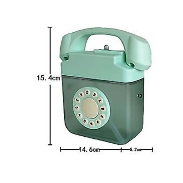 Barne Telefonformet Drikkekopp med Stropp, Multifunksjonell og Fallbestandig Vannkopp for Utendørs og Innendørs Bruk (Rosa)