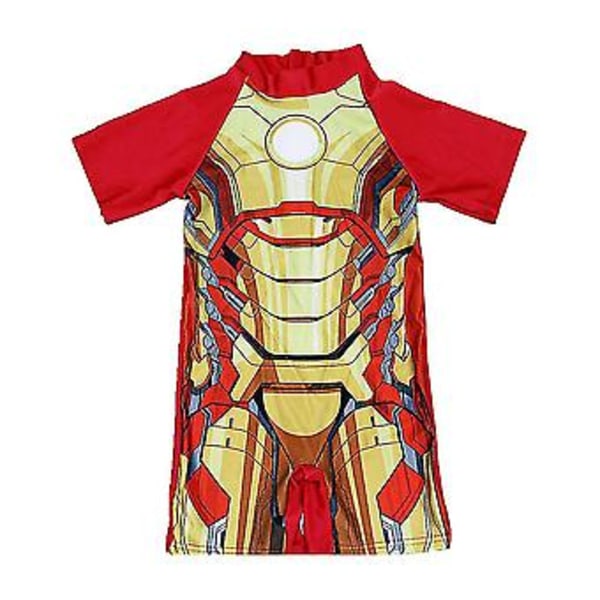 Badkläder för barn 3-11 år Superman En-delad baddräkt (8-11 år Iron Man)