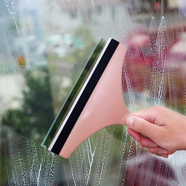 3-delad plast duschskrapa, glasskrapa, torkarblad fönsterputs