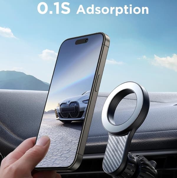 2023 Design til magnetisk biltelefonholder, [ikke-blokerende ventilationsåbning] Universal ventilationsholder til iPhon