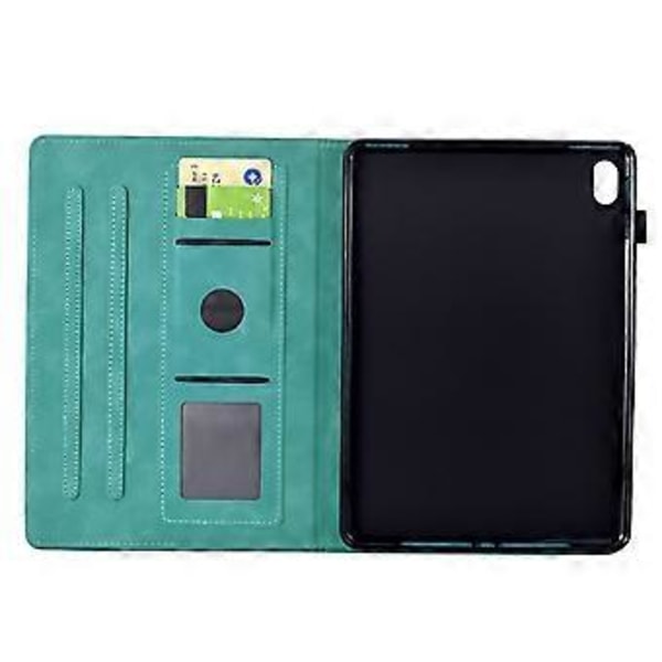 Präglad Läderfodral för iPad 10:e generationen 10.9 2022 (Ljusblå)
