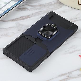 PC + TPU -kotelo Samsung Galaxy Note20 Ultralle (Sininen)
