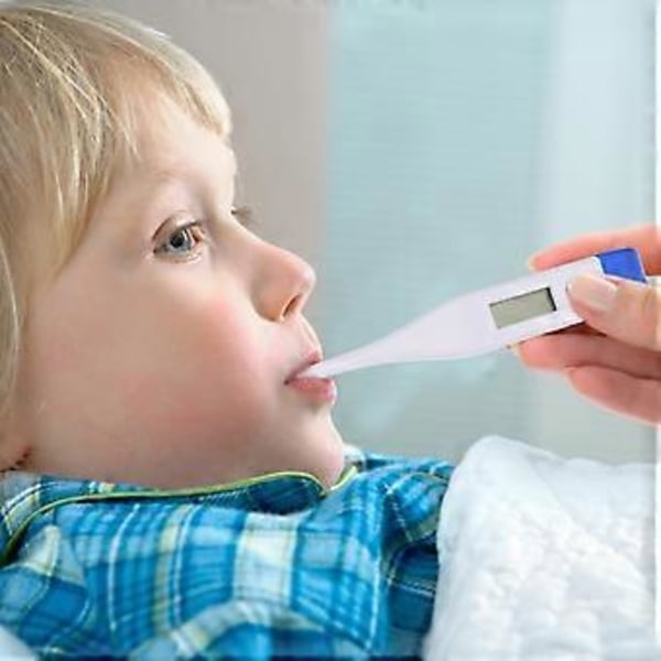 2 stk. Elektroniske Termometre LED Display Termometer Temperaturmåler Temperaturmåler til Familie