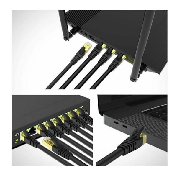 10M Cat 7 RJ45 Ethernet-kabel 1Gbit höghastighets Gigabit LAN-nätverkskabel