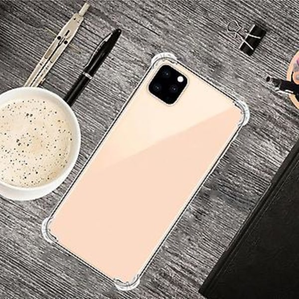 Fyra-hörnigt Anti-Drop Klart TPU-fodral för iPhone 12 mini