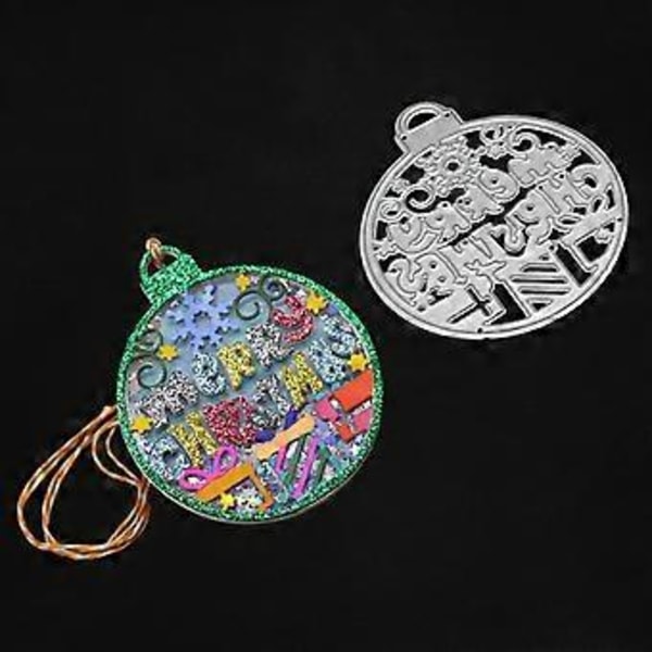 Julhjort Siffror Metall Skärformar Schablon Scrapbooking DIY Album Stämpel Papper Kort Prägling Dekoration Hantverk