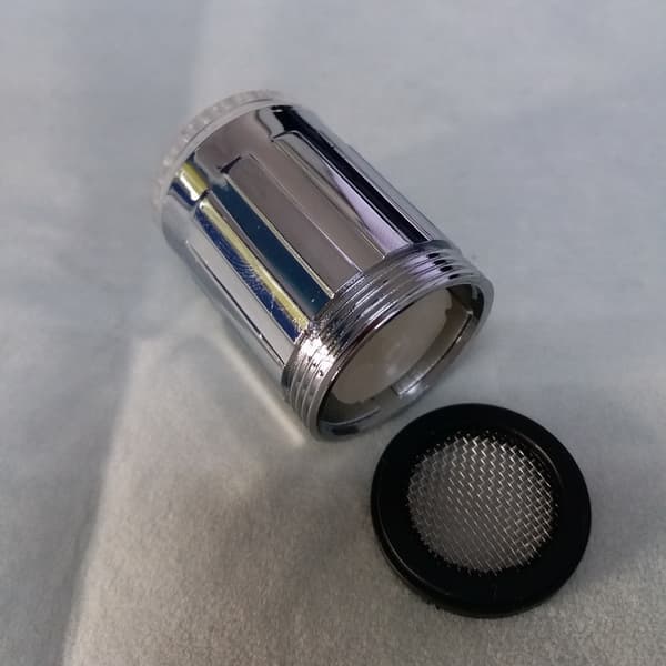 3 farver LED vandhane temperatur sensor, farveskiftende lys termisk detektor vask hane repl