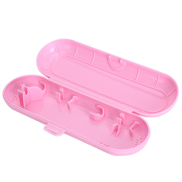 Bärbar ersättningsplast resekit med rosa enhetsel