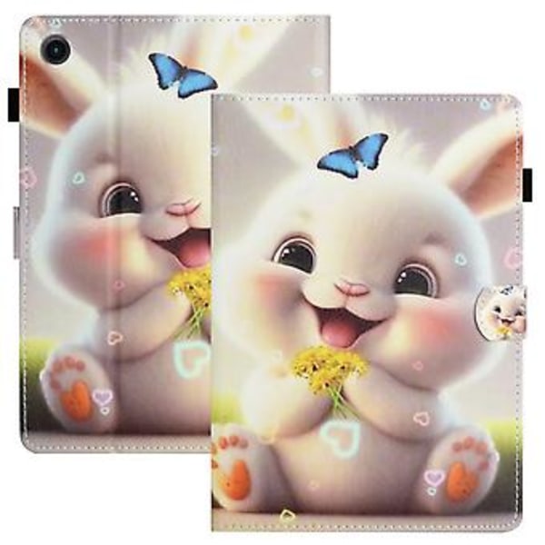 Sömnadsplattafodral för Samsung Galaxy Tab A9 (Kanin)