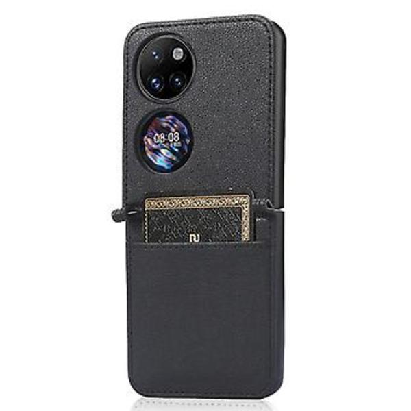 Foldbar telefonveske for Huawei P50 Pocket (Svart)