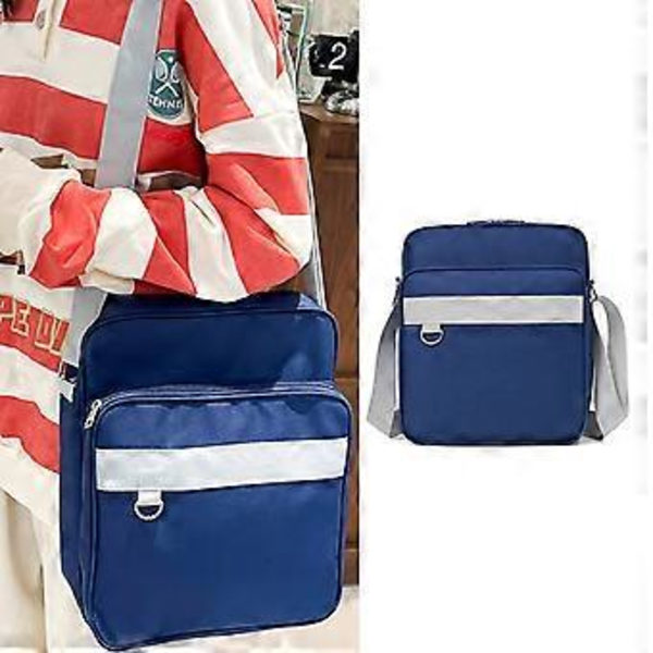 Crossbody-väska i japansk stil för flickor Harajuku JK Uniform Väska Messenger Handväskor Nylon Axelväska ( )