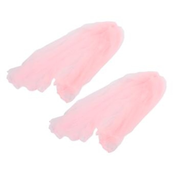 Tyylikäs Pieces tylli, kirkkaat värit, mukava, kevyt, koristeelliset häätarvikkeet syntymäpäiville, pinkki