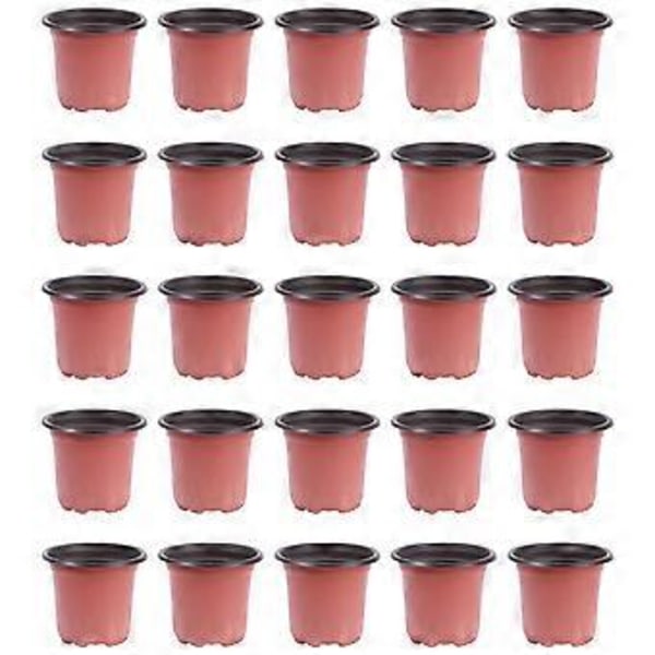 50 STK. Firkantede Plantekasser Udendørs Planter Frøplanter Plantepotter Frøplantebeholdere Bakker Frøplante Plantepotter Startpotter