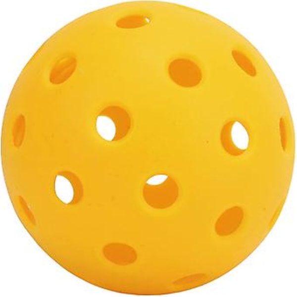 PE Pickleball Set, 12 st 40-håls utomhusboll Stabil flygande lätt för slagträning